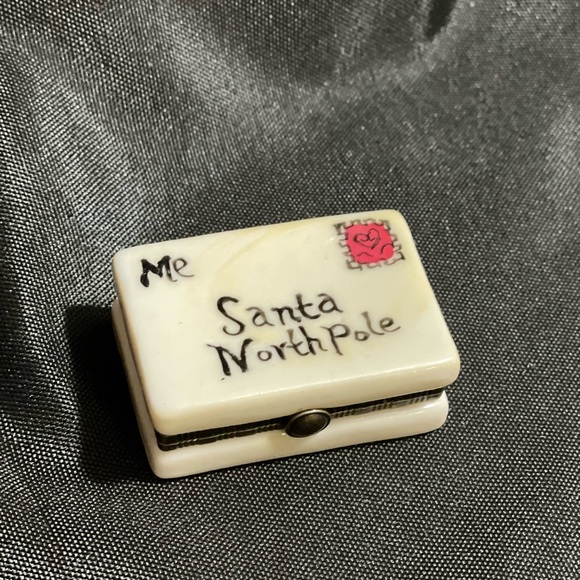 Vintage Santa letter, porcelain box with letter to Santa inside, in vintage box - Picture 15 of 15